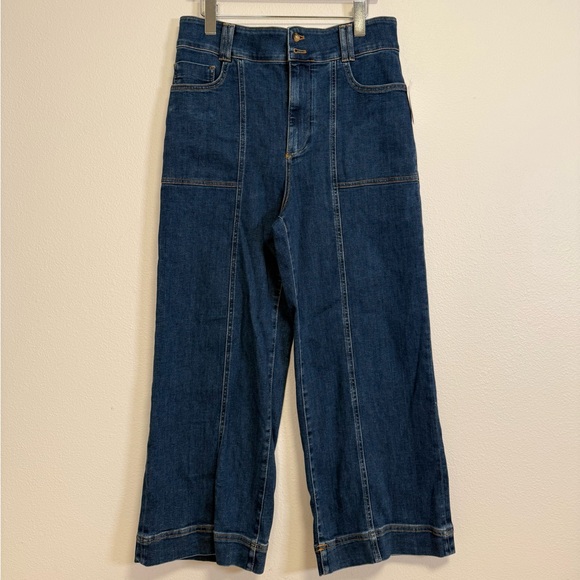 Anthropologie Pilcro The Skipper Crop Wide Leg Jeans Women’s Sz 31 NWT - Picture 4 of 9